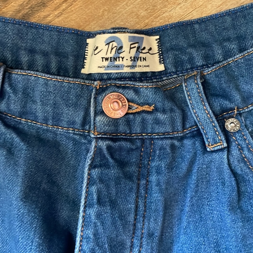 We The Free fringed, cut off jean shorts - Picture 2 of 4